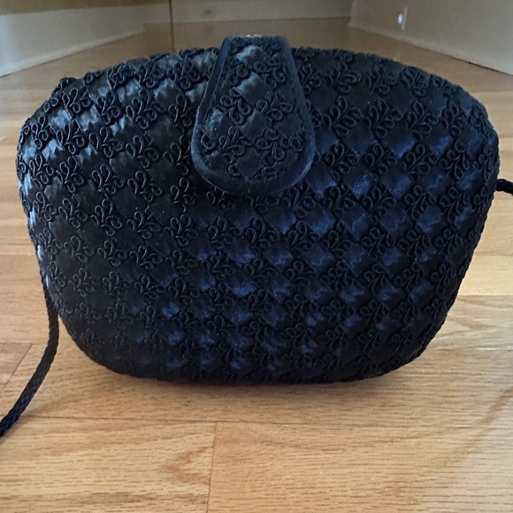 Carla Marchi Black Evening Bag Shoulder Bag - Picture 2 of 11